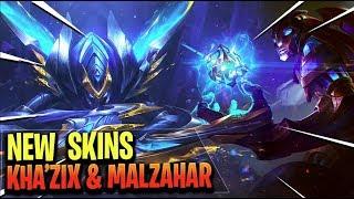 CHAMPIONSHIP KHA'ZIX & HEXTECH MALZAHAR - New Patch 8.19 Skins Gameplay Preview - League of Legends