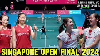 Rewind ! Chen/Jia VS Matsuyama/Shida | Badminton Highlights Final Singapore Open 2024