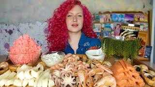 Мукбанг морепродукты |Нормы морали!| Mukbang seafood