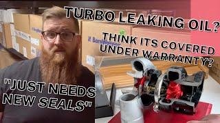 Why is my new turbo leaking oil?  What causes turbos to fail, and whats in my turbo?