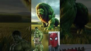 Superheroes but lion  Marvel & DC-All Characters #marvel #avengers#shorts