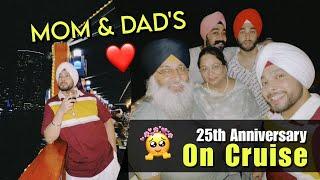 10 Crore Ki Cruise Pr Celebrate ki Mom Dad ki 25 pre anniversary | Shahji2.0