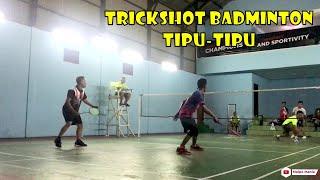 SERU BADMINTON TRICKSHOT | Edi Jambi / Wahyu vs Cipto / Eef | Malpo Mania