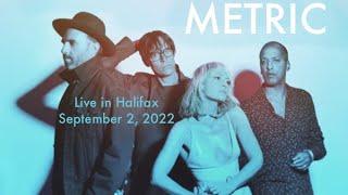 METRIC Live in Halifax September 2, 2022