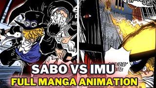  Sabo vs IMU and 5 Elders -- Full Manga Fight (Colored Panels)