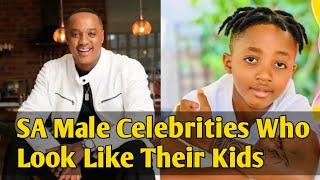 South African Male Celebrities Who Look Exactly like Their Kids