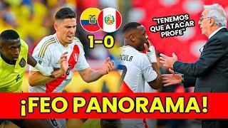 PERÚ CAYÓ 0-1 ANTE ECUADOR Y SIGUE ÚLTIMO EN LAS ELIMINATORIAS, ¿SE DESPIDE DEL MUNDIAL 2026?