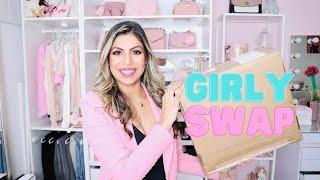 PINK AND GIRLY SWAP WITH THANIA GONZALEZ 2022 | FABIOLAG