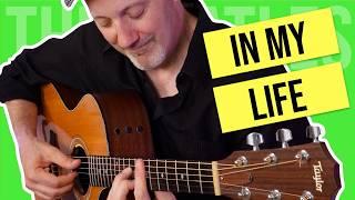 "In My Life" - Fingerstyle Guitar - Adam Rafferty (The Beatles)