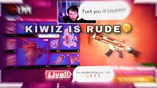 Kiwiz gets mad at fan on stream and says f*** you!!!!! (MUST WATCH!!!!)