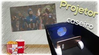 CINEMA EM CASA! Como fazer um Projetor de Vídeo (caseiro)