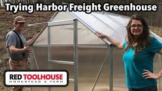 Assembling HARBOR FREIGHT greenhouse | Is it WORTH the money?