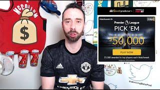 Premier League Matchweek 25 Picks & Predictions | $50,000 NBC Sports Predictor