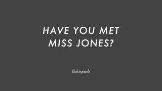 HAVE YOU MET MISS JONES? chord progression - Backing Track (no piano)