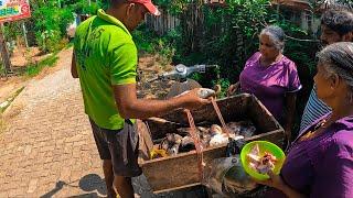 Amazing ! Fish Cutting Skills Sri Lanka | Excellent Fish Cutter Man Best Road Fish Cutting