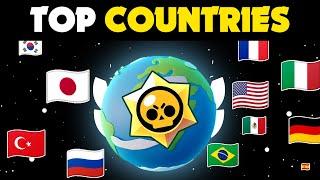 Ranking TOP 30 COUNTRIES in Brawl Stars!