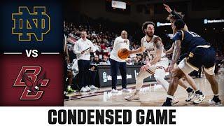 Notre Dame vs. Boston College Condensed Game | 2023-24 ACC Men’s Basketball