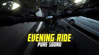 Evening Ride POV - Bajaj Dominar 400 - BS6 2.0 | Pure Sound | DJI ACTION 4 | 4K