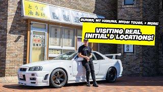 REAL LIFE INITIAL D! | Driving Mt. Haruna Touge & Locations in R34 GTR