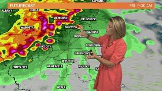 Enhanced risk of severe thunderstorms in Jacksonville on Friday