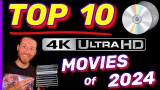 TOP 10 4K UltraHD Blu Ray Movie Releases of 2024 so far! Countdown of BEST Image & Sound Quality 4Ks