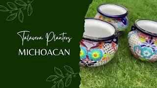 Artemex Michoacan Talavera Planter Mexican