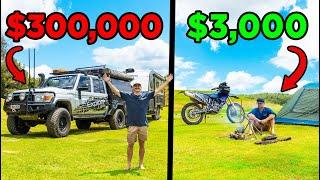 NAV IS BACK! $300K VS $3K CAMPING CHALLENGE!