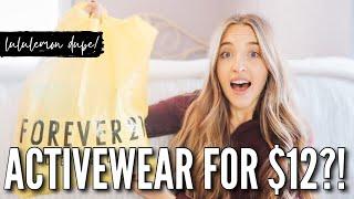 FOREVER 21 ACTIVEWEAR TRY ON HAUL | High Quality Activewear for $12? New Lululemon Dupe?!