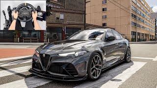 Alfa Romeo Giulia GTAm | The Crew Motorfest | Steering Wheel Gameplay