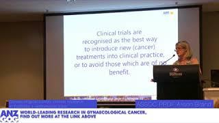 Dr Alison Brand ANZGOG speaking about Clinical Trials for Gynaecological Cancers