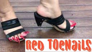 Red Toenails