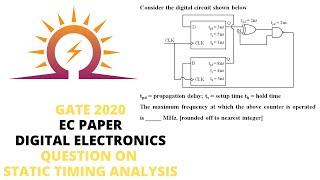 GATE 2020 EC PAPER Question on DIGITAL ELECTRONICS