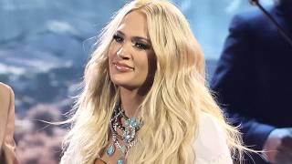 Carrie Underwood Flashes Legs In Near-Wardrobe Malfunction