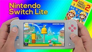 Super Mario Maker 2 Nintendo Switch Lite Gameplay
