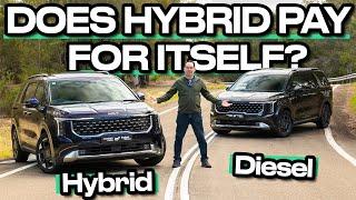 Hybrid versus diesel Kia Carnival GT-Line twin test 2025