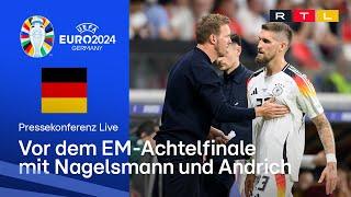 LIVE: PK des DFB vor dem EM-Achtelfinale gegen Dänemark  mit Nagelsmann und Andrich | RTL Sport