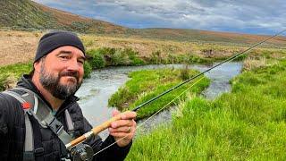 Fly Fishing Small Creek in Washington State