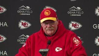 Chiefs coach Andy Reid talks 26-7 playoff victory over Dolphins