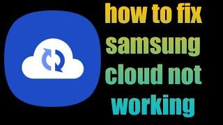 how to fix samsung cloud not working | Samsung cloud something went wrong problem