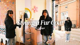 Styling a Vintage Fur Coat| Get Ready with Me!