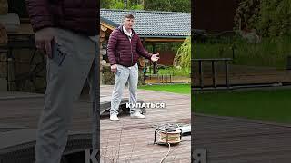 УСТАНОВИЛИ БАССЕЙН НА БЕТОННУЮ ПЛИТУ