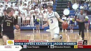 Kearney's Jacob Webber reports offer from Iowa men's basketball