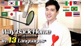 Way Back Home (SHAUN 숀) 1 Guy Singing in 13 Different Languages - Cover by Travys Kim