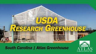 USDA Research Greenhouse | Atlas Greenhouse