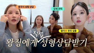 (충격적 결과)상상 이상 디테일한 중국 성형 상담 리얼 후기 from 중국 TOP 성형왕홍 왕징