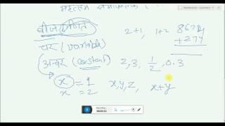 Beejganit  introduction (Algebra) - 101