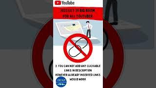 29 July 2022, Big BOOM  For all Youtubers | Must watch and don't do these mistakes |