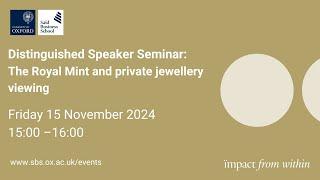 The Royal Mint and Private Jewellery Viewing