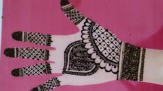 Front Hand Simple Mehandi Design #mehndi#henna  #longvideo
