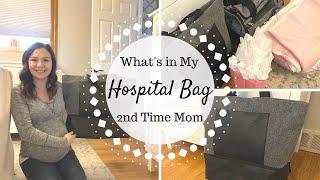 What's in My Hospital Bag | Second Baby | Sara Marie |